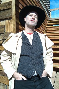 On the set of the film "Medicine Men"